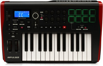 Novation Impulse 25 MIDI Keyboard Controller with 25 Keys and DAW Integration (AMS-IMPULSE-25)