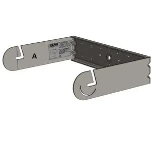 EAW U-Bracket for MKC50 WP Version Only. White