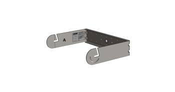 EAW U-Bracket for MKC60 WP Version Only. Black