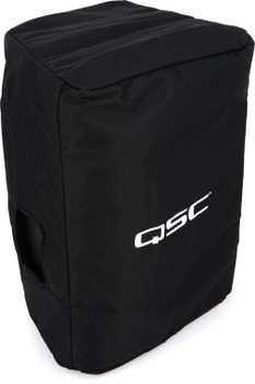QSC E12-CVR Soft Padded Cover for E12 and E112 Loudspeakers, Heavy-Duty Nylon/Cordura® Material (E12-CVR)