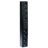 EAW Passive 4" Column Speaker. 8 x 4" LF and 3 x 1" HF. Horz: 140˚ Vert: 20˚. Black