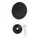 Shure Microflex MXA901B-R-PM-1.5-V Ceiling Array Microphone Virtual Bundle, Black, Round, 13.5", includes MXA901-R microphone and A901-R-PM-1.5IN mounting kit (MXA901B-R-PM-1.5-V)