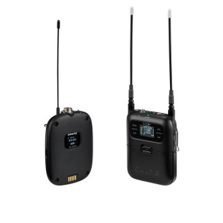 Shure Portable Bodypack Wireless System, Digital Wireless Audio System for Professional Audio Applications (SLXD15+-G57)