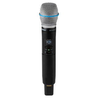 Shure Handheld Wireless Transmitter with Beta87A Capsule, Digital Wireless Audio System for Professional Audio Applications (SLXD2+/B87A-G57)