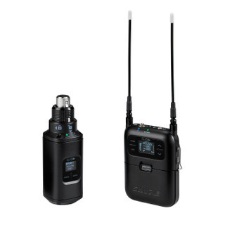 Shure Portable Plug-On Wireless System, Digital Wireless Audio System for Professional Audio Applications (SLXD35+-G57)