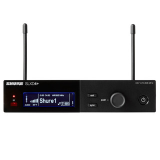 Shure Wireless Receiver, Digital Wireless Audio System for Professional Audio Applications (SLXD4+-G57)
