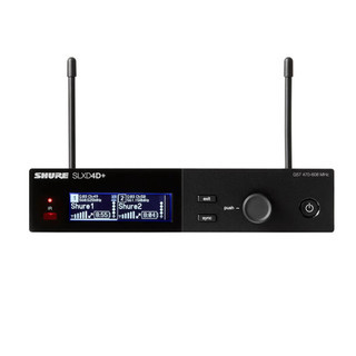 Shure Dual Wireless Receiver, Digital Wireless Audio System for Professional Audio Applications (SLXD4D+-G57)