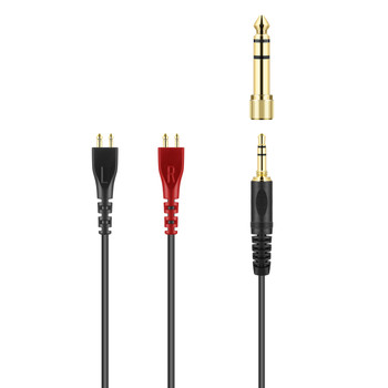 Sennheiser HD 25 LIGHT Replacement Cable 1.5m with 3.5mm to 6.3mm Jack Adapter (508822)
