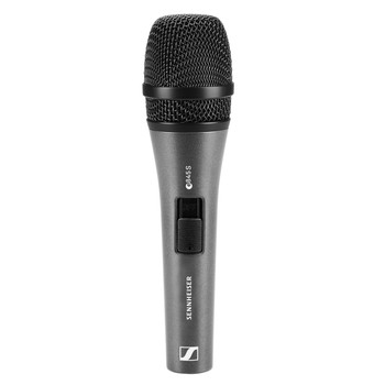 Sennheiser e 845-S Supercardioid Dynamic Vocal Microphone with On/Off Switch (004516)
