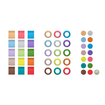 Sennheiser EW-D Color Coding Set Magnetic Color Indicators for EW-D SK, EW-D SM, and EW-D EM for Identification (508989)