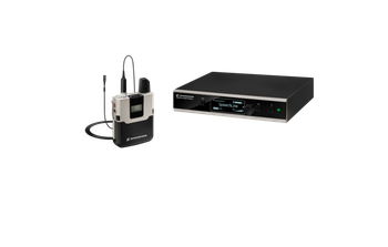 Sennheiser SL Lavalier Set DW-4-US R Wireless Lavalier System with MKE 1 Microphone, SL Bodypack DW, SL Rack Receiver DW, Battery & Rackmount Kit (505903)