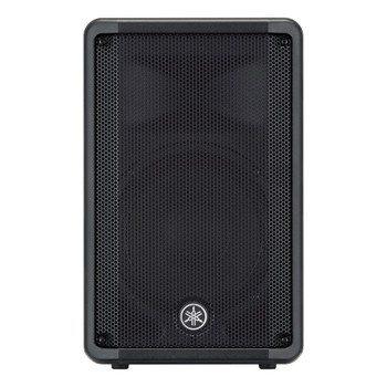 Yamaha 500W 10-inch Powered Speaker with lightweight enclosure, designed for portable live sound and stage monitoring, (DBR10)