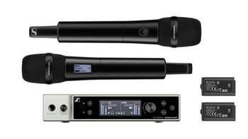 Sennheiser EW-DX 835-S Set Dual Handheld Microphone System - R1-9 Band (509301)