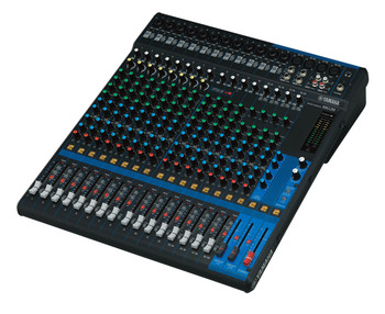 Yamaha 20-Input 6-Bus Analog Mixer with D-PRE preamps and flexible routing, designed for professional live sound and studio applications, (MG20XU)