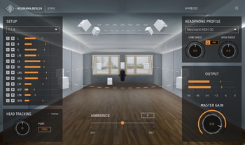 Neumann RIME Binaural Monitoring Plugin for Stereo & Immersive for NDH 20 & NDH 30 Headphones