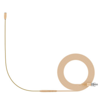 Sennheiser HSP Essential Omnidirectional Headset Microphone with 3-pin LEMO for Sennheiser Wireless - Beige (508248)