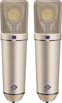 Neumann U 87 Ai Studio Set - Nickel, Matched Pair