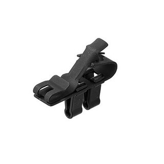 Sennheiser MZQ02 Dual post tie clip for MKE 1, MKE Platinum, MKE2, MKE102 and MKE104 (black) (543653)