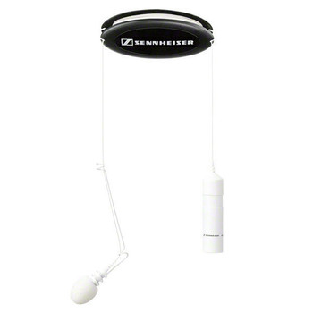 Sennheiser MZC 30 W IS Series 1.1 mm cable spool (9 m/29.5 ft.) in white, includes integrated preamp for hanging applications (005089)