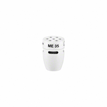 Sennheiser ME 35 W Supercardioid Condenser Capsule for MZH Series Gooseneck Microphones with MZW 34 Windscreen, White (005064)