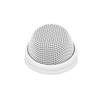 Sennheiser MEB 104 W Installed Boundary Layer Microphone (Cardioid Condenser) with Programmable On/Off/PTT/PTM, 3-Pin XLR and Mounting Accessories, White (505607)