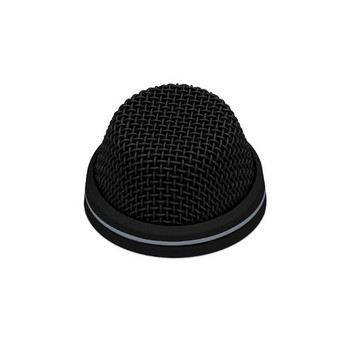 Sennheiser MEB 104-L B Installed Boundary Layer Microphone (Cardioid Condenser) with Bi-Color LED Ring, Programmable On/Off/PTT/PTM, 3-Pin XLR and Mounting Accessories, Black (505609)