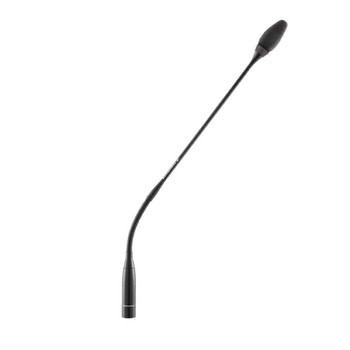 Sennheiser, MEG 14-40-L B Gooseneck Microphone, Cardioid Condenser, 5-Pin XLR-M, 12–48 V Phantom Power, Illuminated Light Ring (504792)