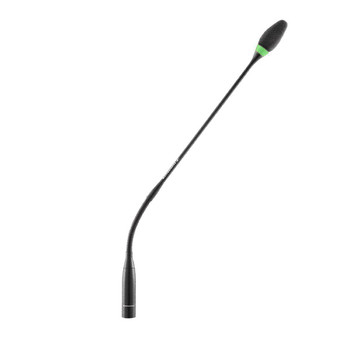 Sennheiser, MEG 14-40-L-II B Gooseneck Microphone, Cardioid Condenser, 5-Pin XLR-M, 12–48 V Phantom Power, Illuminated Light Ring