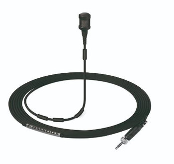 Sennheiser, MKE 1 Black EW Ultra-Miniature Omni Lavalier Microphone, 3.3 mm Capsule, 3.5 mm Locking Connector for Evolution Wireless, No Accessories (502876)