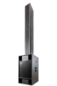 BASSBOSS Sublim8 Column PA Speaker System with 18 Inch Subwoofer Black Finish for Live Sound Applications (AMS-BB-SUBLIM8-MK3)
