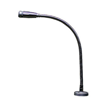 CAD AMS-119L-19 Cardioid Dynamic Gooseneck Microphone – 19” Chrome Installation Mic with Flange Mount (AMS-119L-19)