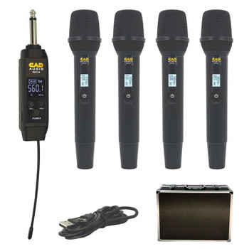 CAD WX54 Four-Channel Wireless Handheld Microphone System (AMS-WX54)