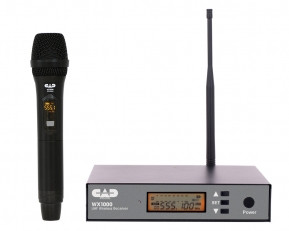 CAD WX1000HH UHF Wireless Handheld Microphone System, 100-Channel Frequency-Agile Design (AMS-WX1000HH)