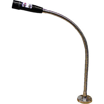 CAD Audio AMC105 2 19 Omnidirectional Dynamic Microphone with Dual Push to Talk Switch 19 Inch Gooseneck and Flange Mount (AMS-AMC105-2-19)