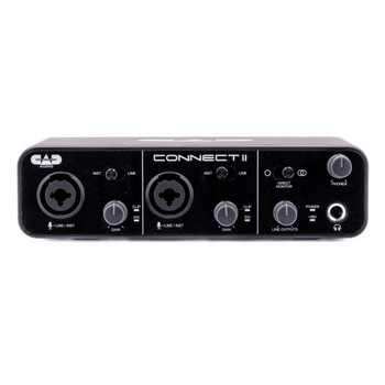 CAD Audio Connect II USB Audio Interface for Recording Streaming and Audio Production (AMS-CX2)