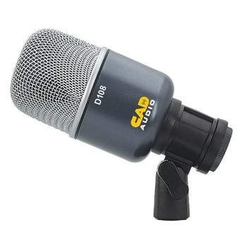 CAD Audio D108 Dynamic Kick Drum Microphone for Bass Drum and Low Frequency Instruments (AMS-D108)