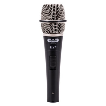 CAD Audio D27 Supercardioid Dynamic Handheld Microphone for Live Vocal Performance and Speech (AMS-D27)