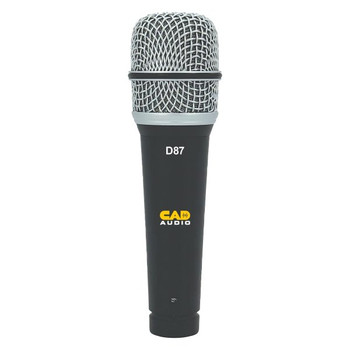 CAD Audio D87 Dynamic Instrument Microphone for Professional Live and Studio Applications (AMS-D87)