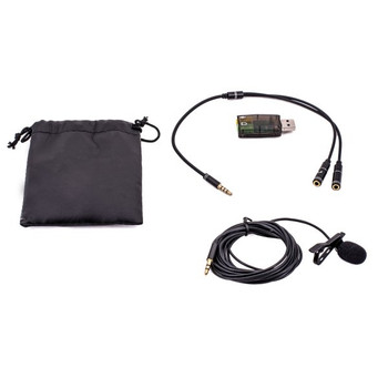 CAD PodMaster LavMAX Professional Miniature Condenser Lavalier Microphone for Podcasting and Streaming (AMS-PM2100)