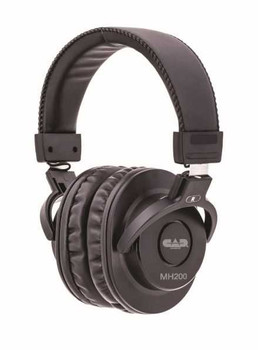 CAD MH200 Closed-Back Studio Headphones with 50mm Drivers, Black (AMS-MH200)