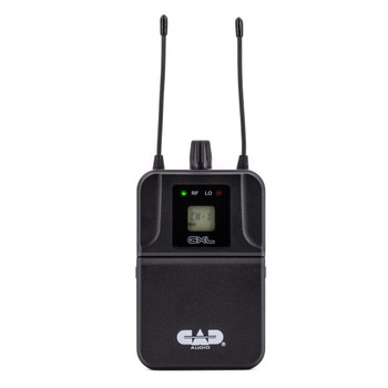 CAD Audio GXLIEMBP Bodypack Receiver with MEB1 Earbuds for Wireless Monitoring Systems (AMS-GXLIEMBP)