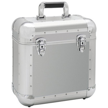 Reloop 60 Record Case with Protective Storage Compartment for Vinyl Records, Black Finish (AMS-REC-CASE-60-SLV)