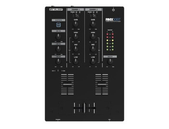 Reloop AMS-RMX-10BT Compact Bluetooth DJ Mixer with Wireless Audio Input, 2-Channel Mixing, and Portable Club-Ready Design