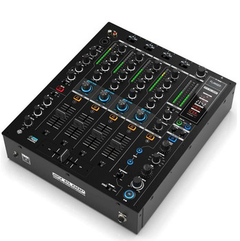 Reloop AMS-RMX-95 High-Performance 4-Channel DJ Club Mixer with Premium FX, Dual USB Audio Interface, and Professional Audio Routing System