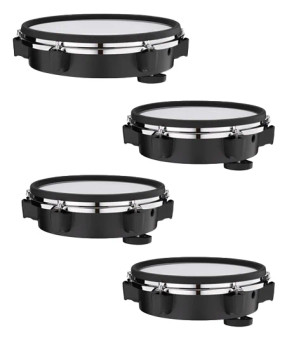 Yamaha DTP65-M Mesh Drum Pad Set for DTX6K5-M; with XP120L-M and XP100L-M (x3)