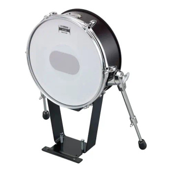 Yamaha KP128 BF 12" Electronic mesh kick pad tower with multilayer cushion in Black Forest