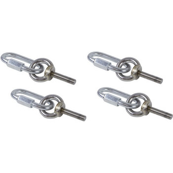 DAS AUDIO, Set of 4 Forged Steel Eyebolts with Carabiners, ANL-2