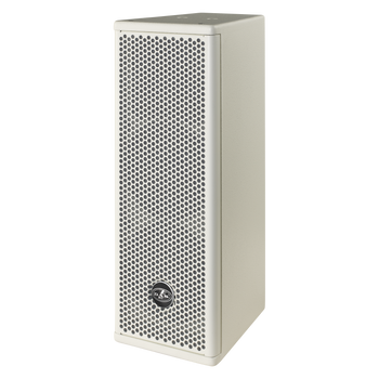DAS Audio ARTEC-326-W Passive 2x6" Two-Way Speaker 200W RMS Wooden Enclosure 90° x 60° Rotatable Horn White w/ U-Bracket, ARTEC-326-W
