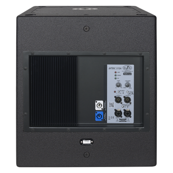 DAS Audio ARTEC-S15A-115 Powered 15" Band-Pass Subwoofer 1000W Cont. Wooden Enclosure Black, ARTEC-S15A-115