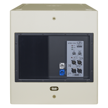 DAS Audio ARTEC-S15A-W-115 Powered 15" Band-Pass Subwoofer 1000W Cont. Wooden Enclosure White, ARTEC-S15A-W-115